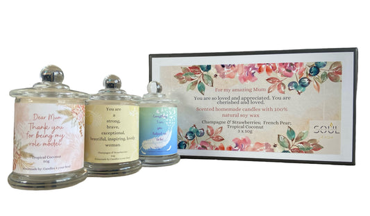 Mother Themed Candle Gift Box Set