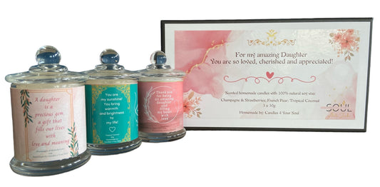 Daughter Themed Candle Gift Box Set