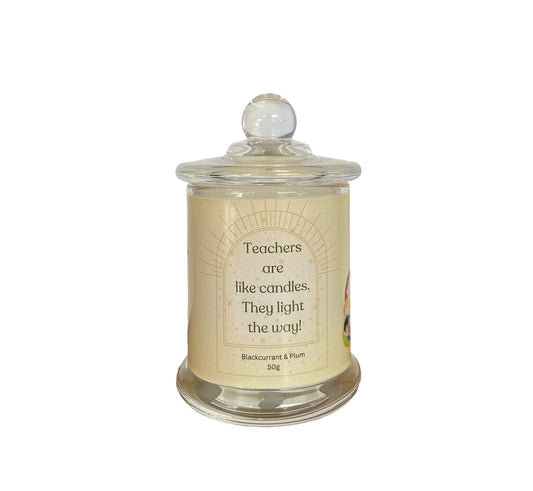 Teachers Themed Scented Candle Single