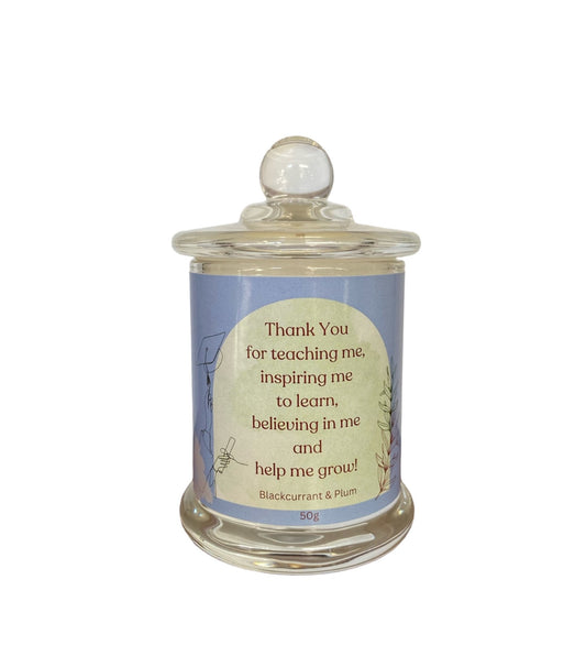 Teachers Themed Scented Candle Single