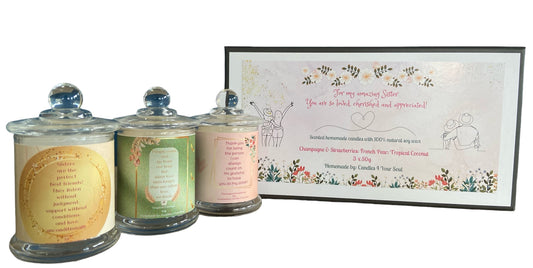 Sister Themed Candle Gift Box Set